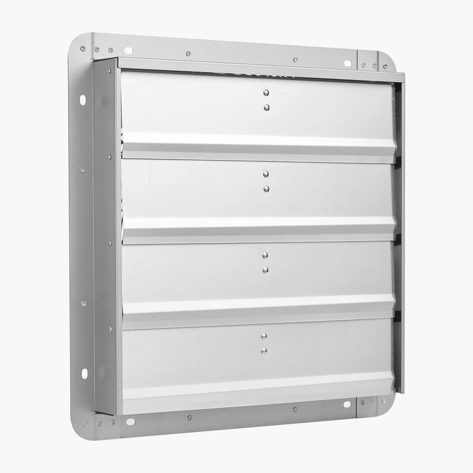 Verschluss-Abluftventilator, 18 Zoll, 2200 CFM, wandmontierter Lüftungsventilator mit Wechselstrommotor, robuste Stahlkonstruktion für Schuppen, Garage, Dachboden