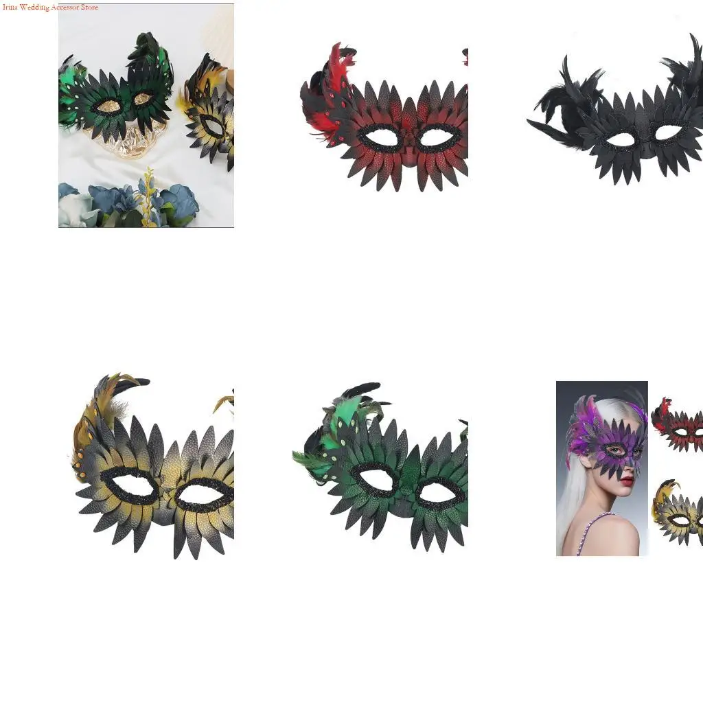 

G92D Reusable PU Owl Beak Mask Half Face Coverage With Detail for Women