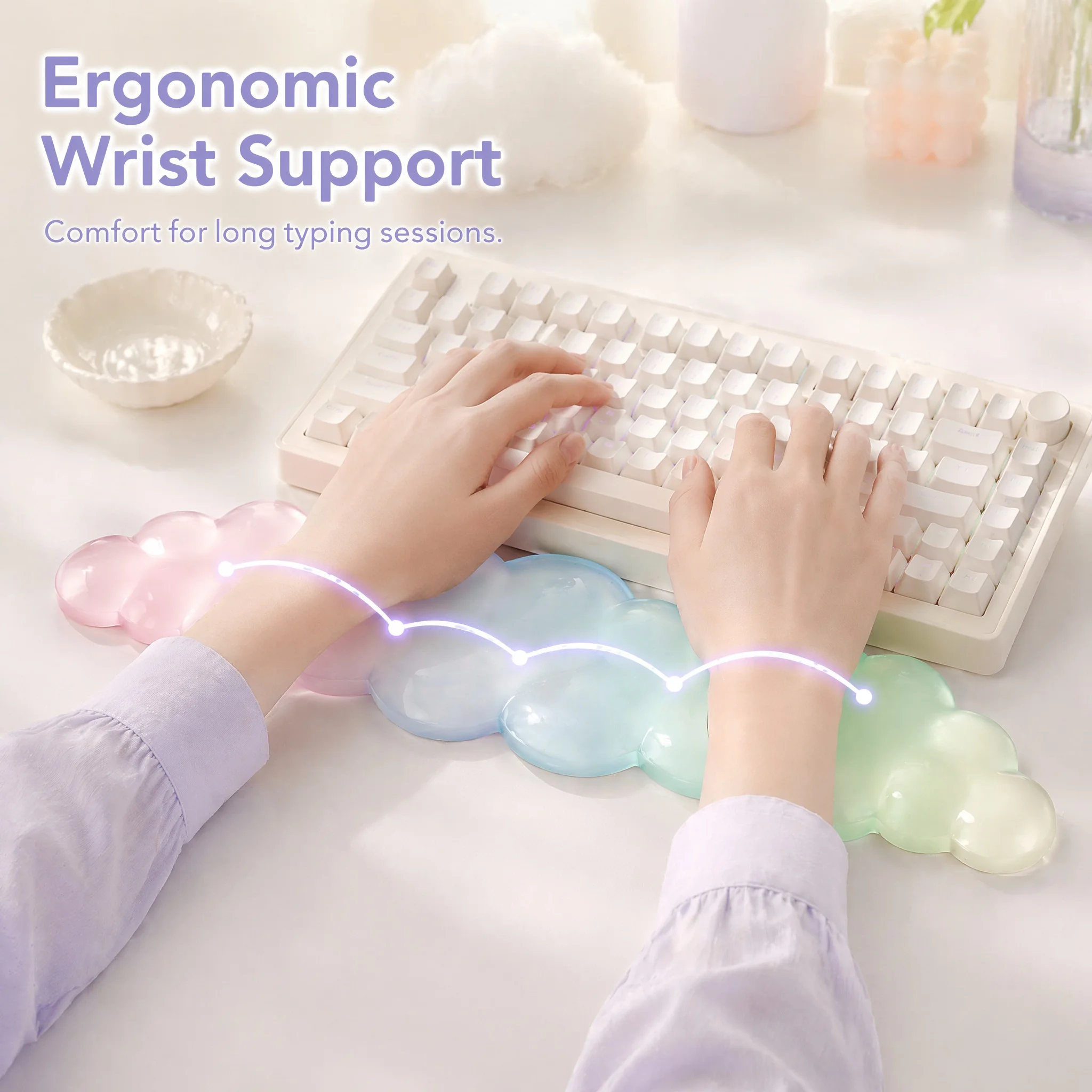 مسند معصم مريح على شكل سحابة ل - مراجعة Wrist Rest Gel وسعره