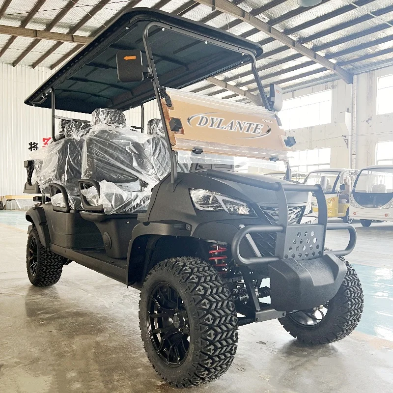 جديد وصول تلون 2 4 6 8 10 12 مقاعد على الطرق الوعرة الشارع النادي القانوني سيارة الصيد عربات التي تجرها الدواب عربة جولف كهربائية #4