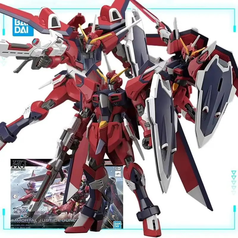 

Bandai Original Genuine Mobile Suit Gundam SEED Freedom STTS-808 Immortal Justice Gundam HGCE 1/144 Assembly Model Action Figure