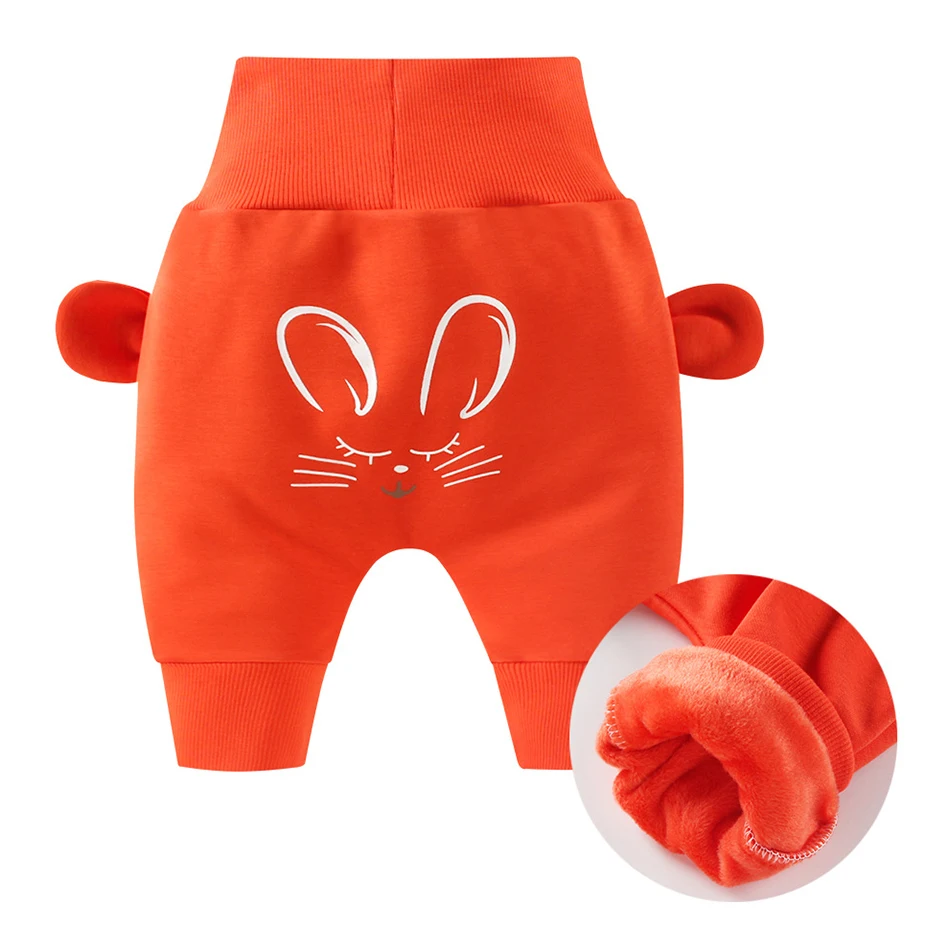 2022 Spring Autumn High Waist Baby Pants Cartoon Big Butt Pants For 3-36 Month Boys Girls Sports Trousers Children Casual Pants