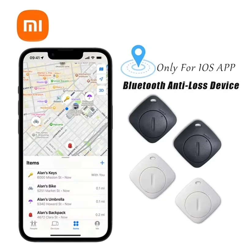 Xiaomi Finder GPS Smart Tag Bluetooth-compatible Pet Global GPS Anti-lost Device Wallet Kids Dog Cat Key Finder Only For IOS APP