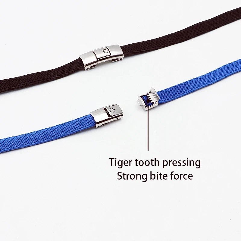 2Pair No Tie Shoe Laces Lock Shoelaces Without Ties Elastic Laces Sneakers Tennis Kids Adult Flat Shoelace Shoes Accessories image 4