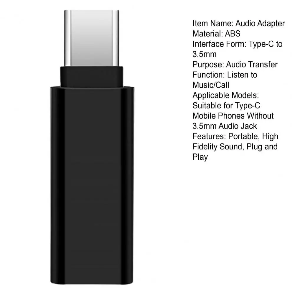 Adattatore Audio da USB C a 3.5mm di tipo C per microfono esterno tasca USB C tipo C a adattatore Jack per cuffie Audio Aux da 3.5mm