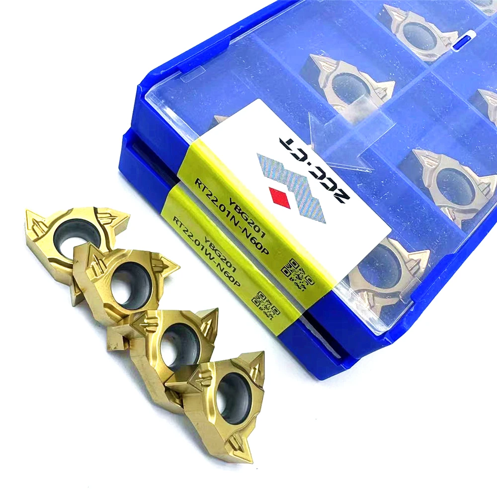 Imagem -03 - Carbide Inserções Thread Turning Tool Rt16.01 Rt22.01 Cnc Torno Aço Processamento de Alta Qualidade Thread Cutting Zcc.ct-original