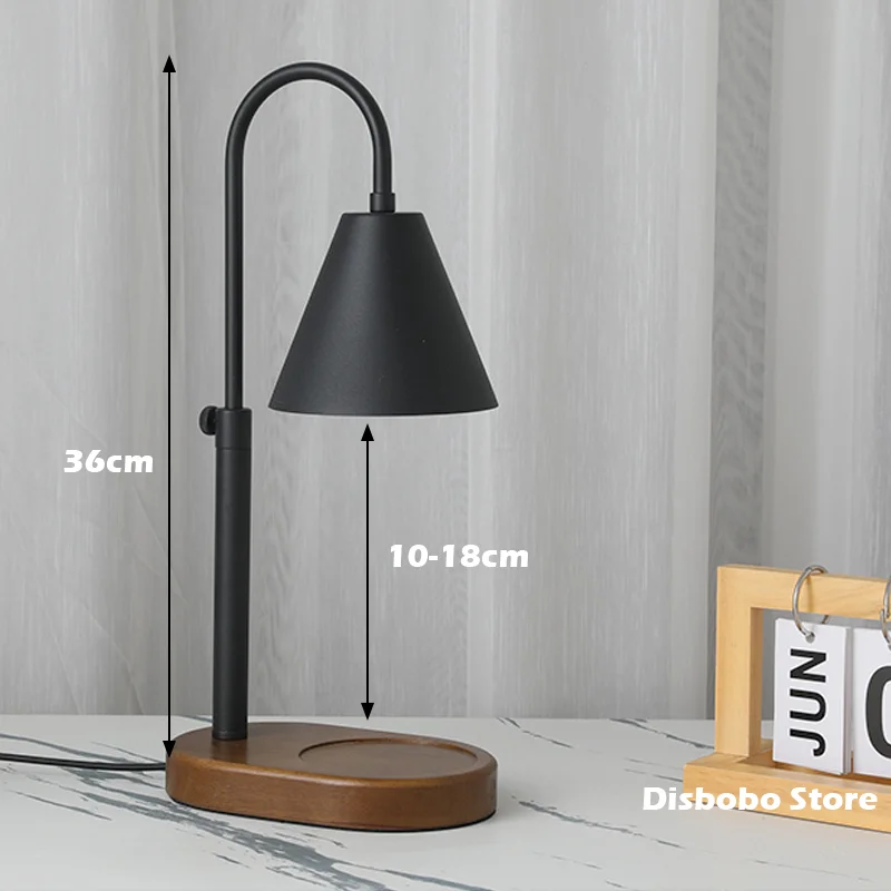 Telescopic Lamp Bedside Table Timing Korean Room Decor Aroma Lamps Nordic Candle Warmer Height Adjustment Intelligent Vintage