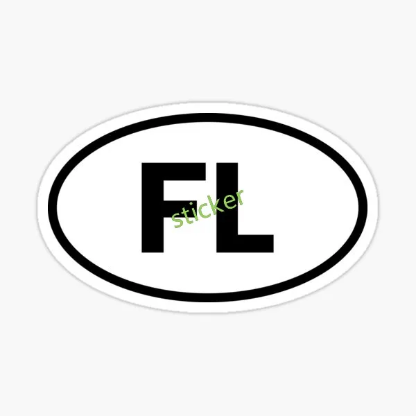 

Car Sticker and Fine Decal Oval country code Motorcycle Decal Trunk RV JDM VAN Laptop Decals