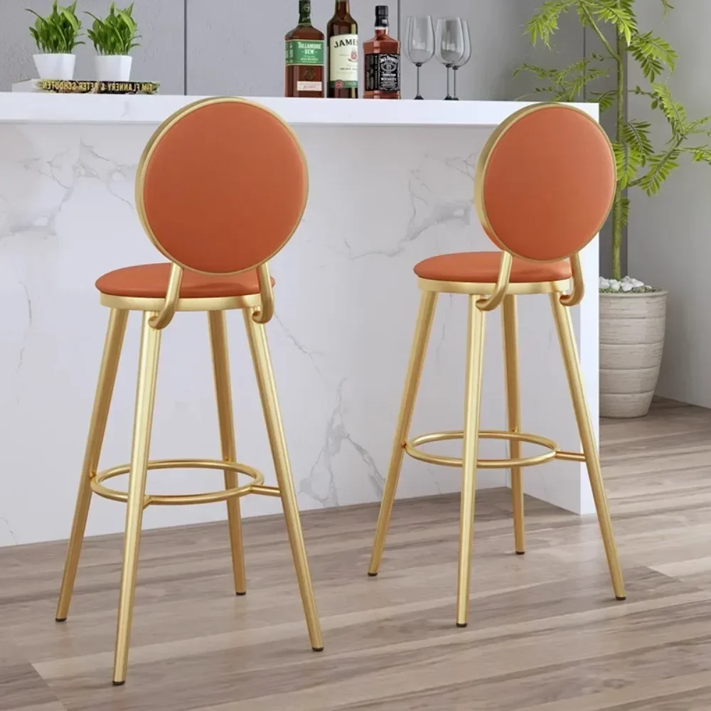 Lightweight Chair High Kitchen Stools Bar Banks Modern Manicure Comfortable Chairs Luxury Furniture Taburete Alto Design Counter