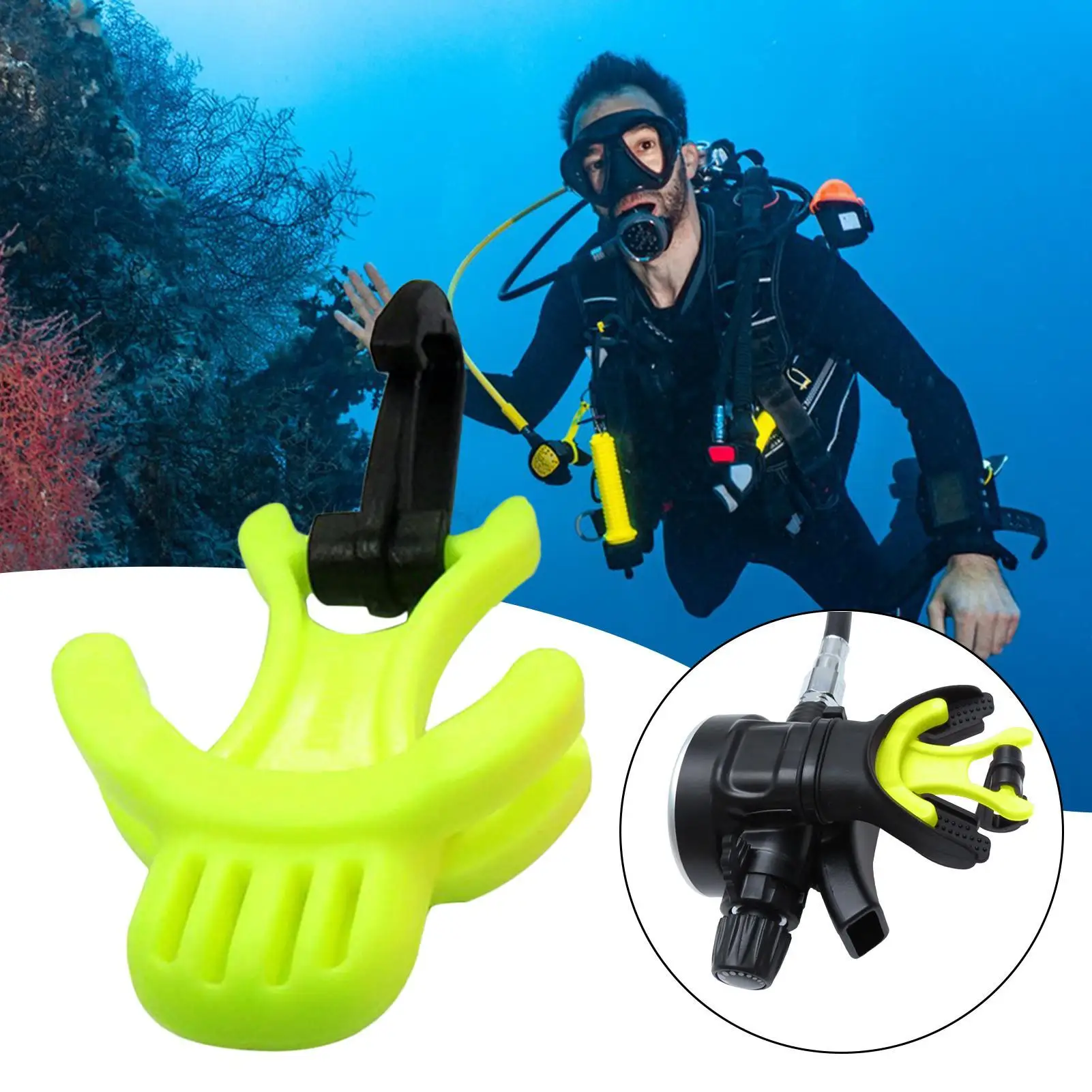 Dustproof Scuba Octopus Holder Clip Versatile Diving Regulator Mouthpiece Keeper, Scuba Diving Accessory For Adults Underwater