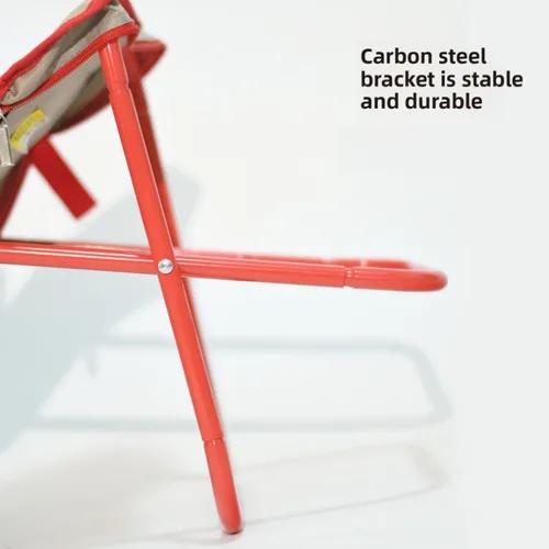 Imagen 2 del producto Taburete plegable para mochila, portátil, pequeño, Mazar, bolso para bolígrafo, taburete, silla plegable para exteriores, pista de pesca ultraligera de alta velocidad