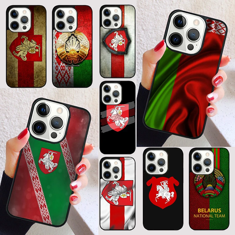 Free Belarus Flag cover For iPhone 15 16 13 12 11 14 Pro Max Mini Max SE 2020 7 8 15 16 Plus Phone Case