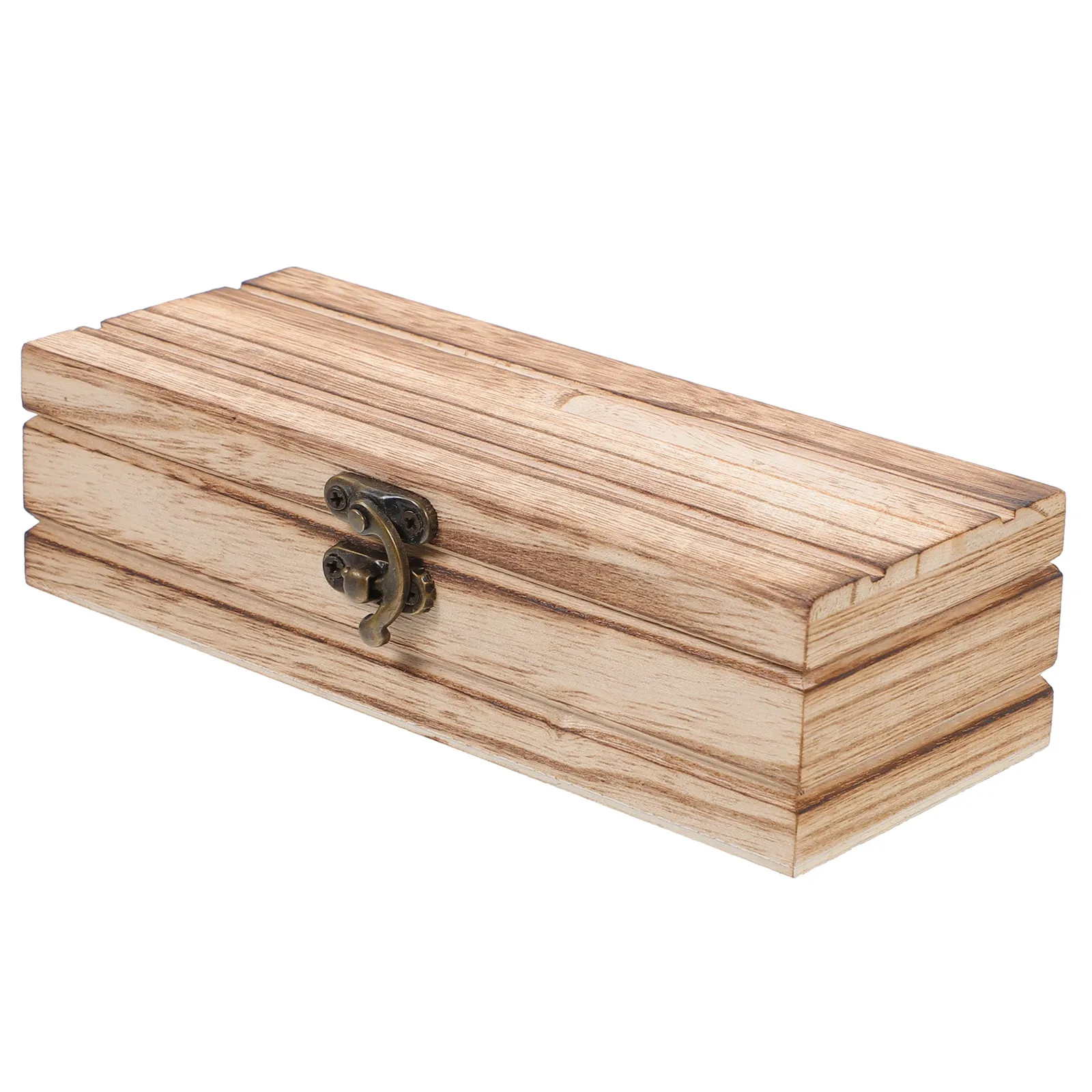 

Wooden Storage Bamboo ganizer Retro Jewelry Case Lidded Eyeglasses Container Crafts Keepsake Box Simple Structure Bracelets