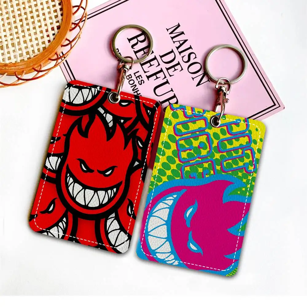 

Держатель для ключей Spitfire Skateboard с брелоком для пропускных карт, проездных и кредитных карт, защитный чехол для банковских карт