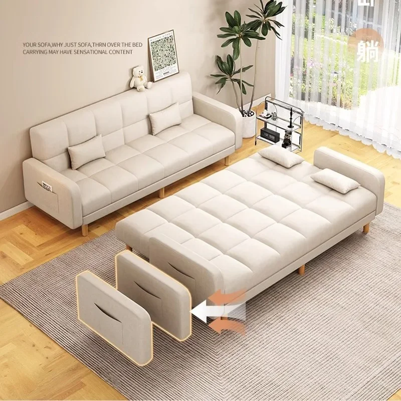 Living Room Folding Sofas Bed Single Office Giant Puff Cushion Prefabricated House Floor Muebles Para El Hogar Furniture