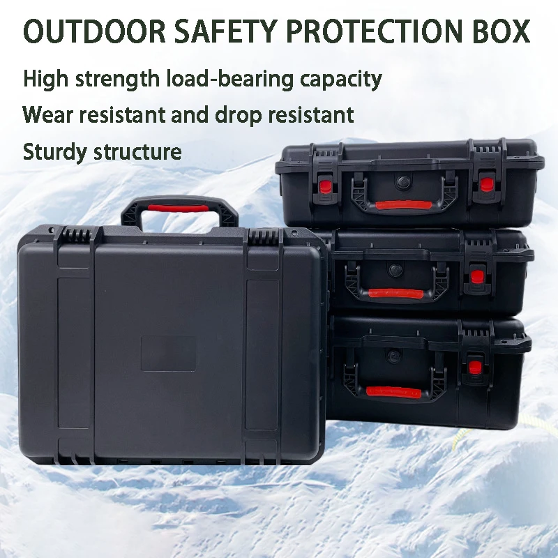 Handheld Tool Storage Box Portable Hardware Tools Organizer Suitcase Multifunctional Instrument Equipment Safety Protection Case