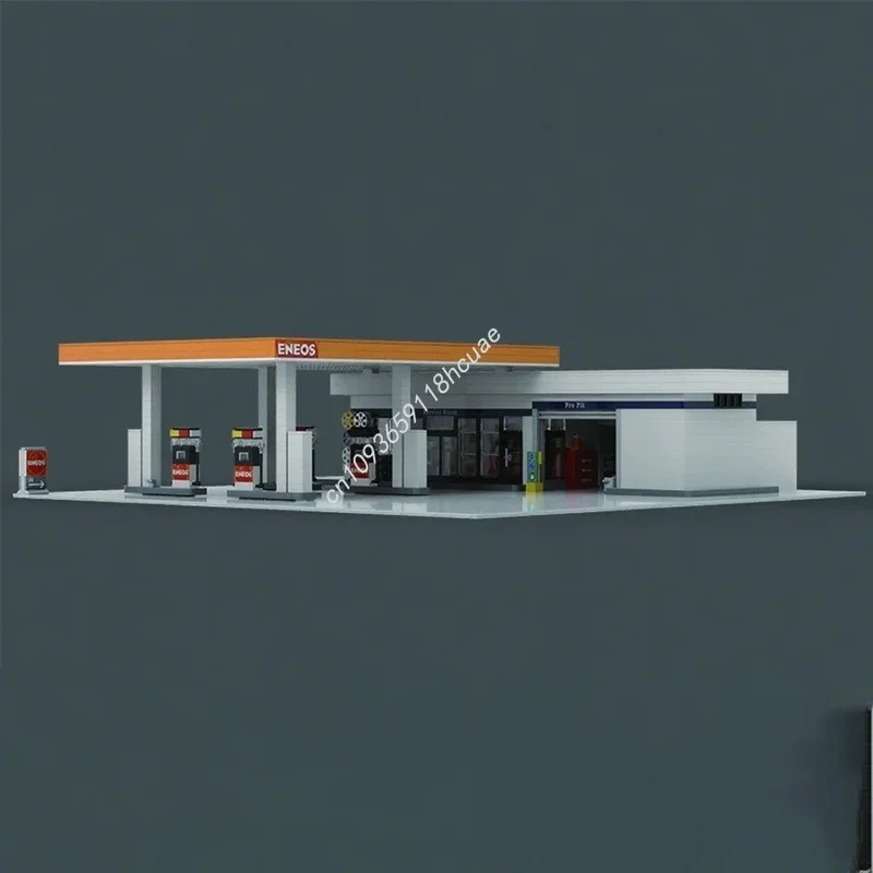 

2640pcs MOC initial D Modulared Model Building blocks Architecture Christmas gifts Assemble creative idea Education toys Brick