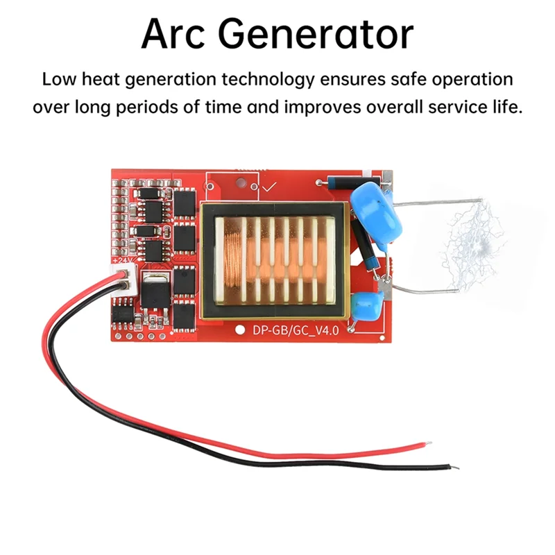 AT93-Low Heat Coil Ignition Module DC 9-24V To DC 10KV-20KV Pulse Generator High Voltage Arc Igniter Generator