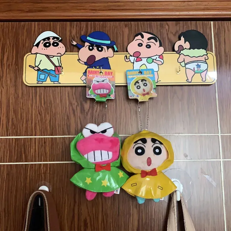 

Crayon Shin Chan Anime Kawaii Hook Utility Cartoon Hat Bag Towel Key Pendant Hook No Bore Very Practical Sturdy Daily for Girls