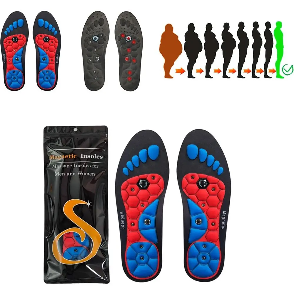 

1Pair EVA Orthopedic Insoles Breathable Pain Relief Massage Shoe Insoles Shock Absorbing Blood Circulation Reflexology Insoles