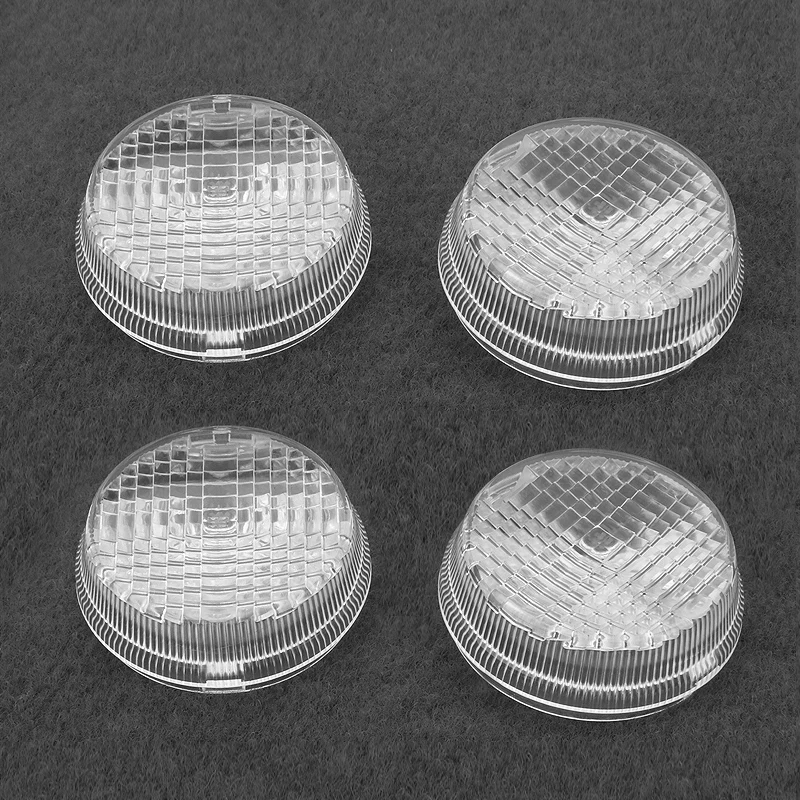 2pcs/4pcs Motorcycle Len Cover Yellow Clear ABS Turn Signal Indicator Moto Light For Honda Shadow For Kawasaki Vulcan