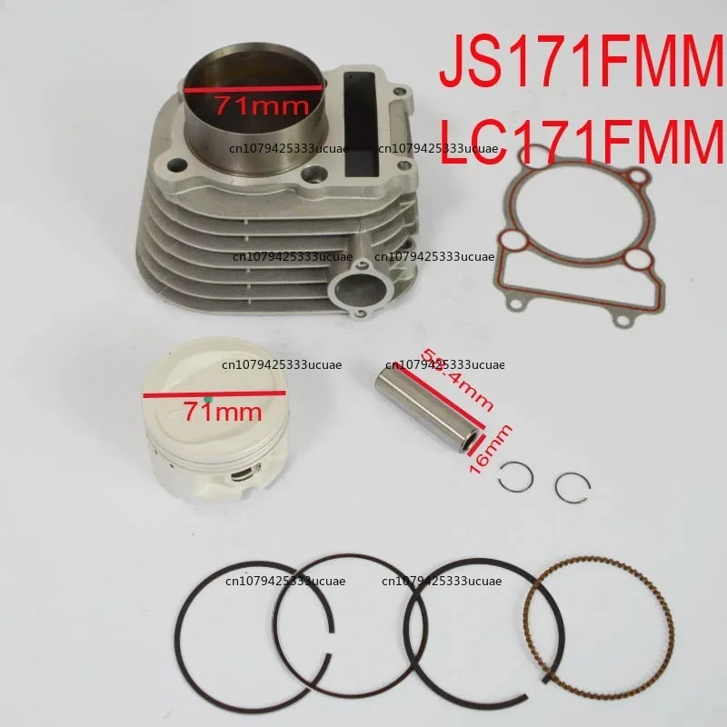 Camshaft, Valve Seal, Swing Arm, Cylinder Assy (block), 71mm Piston Ring Set for 250cc Jianshe, Bashan, Loncin ATVs