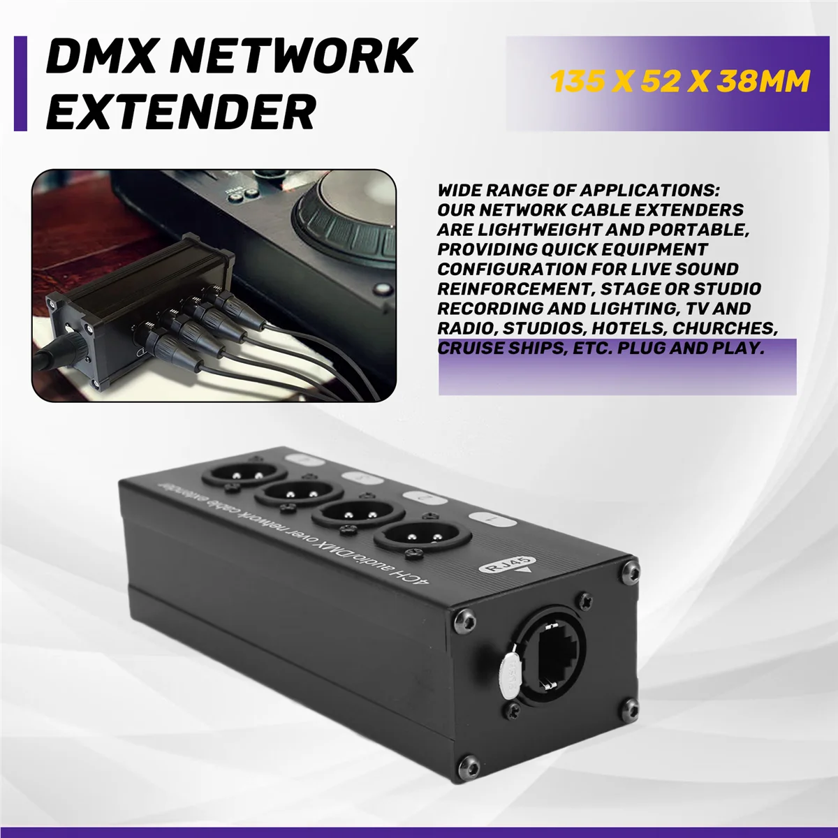 

A02R 1 пара 4-канальных 3-контактных аудио XLR и удлинителей сетевого кабеля DMX, удлинитель сетевого сигнала DMX512, 1 штекер + 1 гнездо