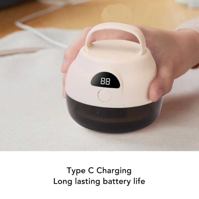 

Средство для удаления ворса, 2-скоростной перезаряжаемый триммер для ткани, дефаззатор свитера с цифровым дисплеем для дома