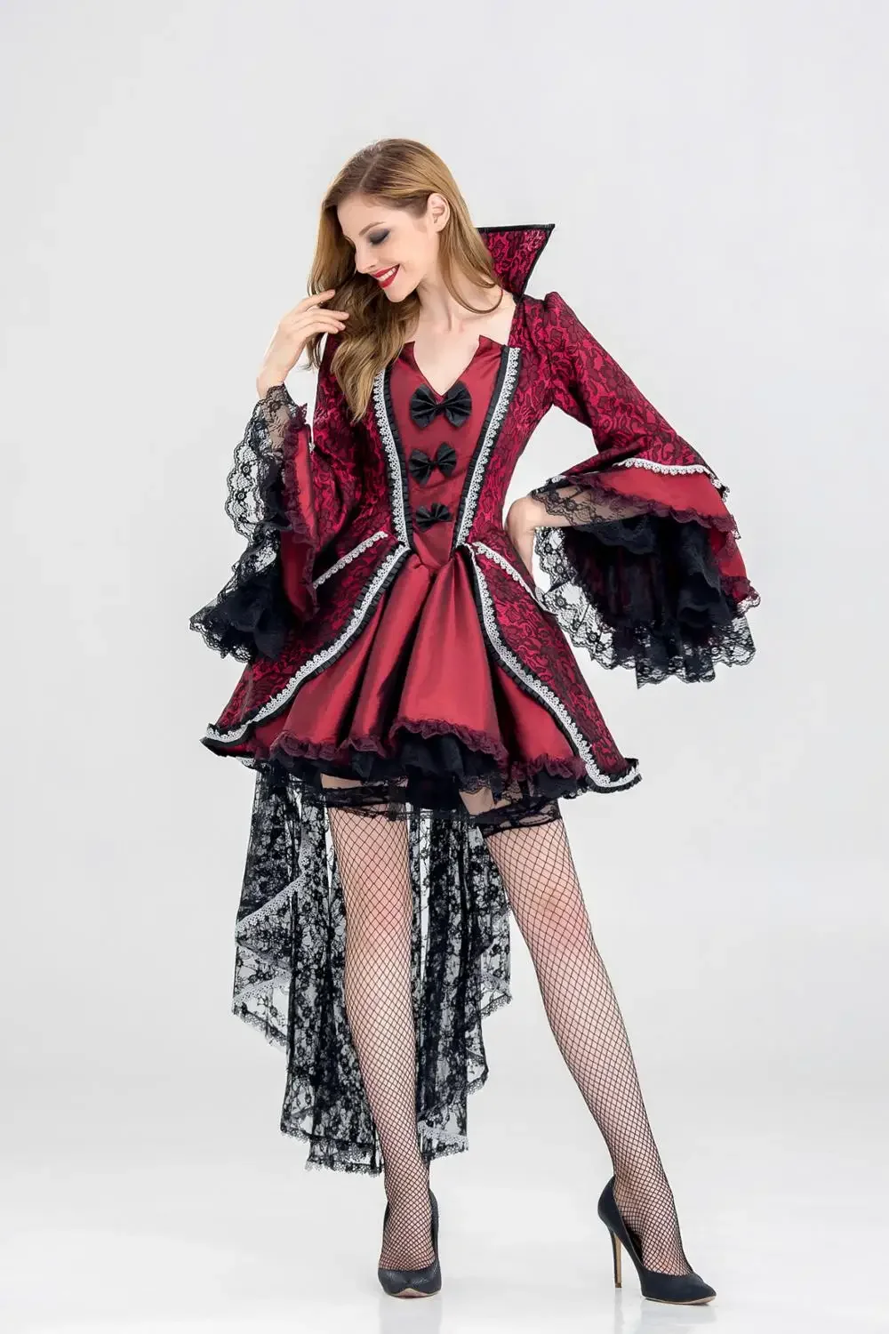 Halloween Vampire Role Cosplay Party Suit Adult Queen Vampire Costume Ladies Women Carnival Fancy Dress Female Vampire Outfit