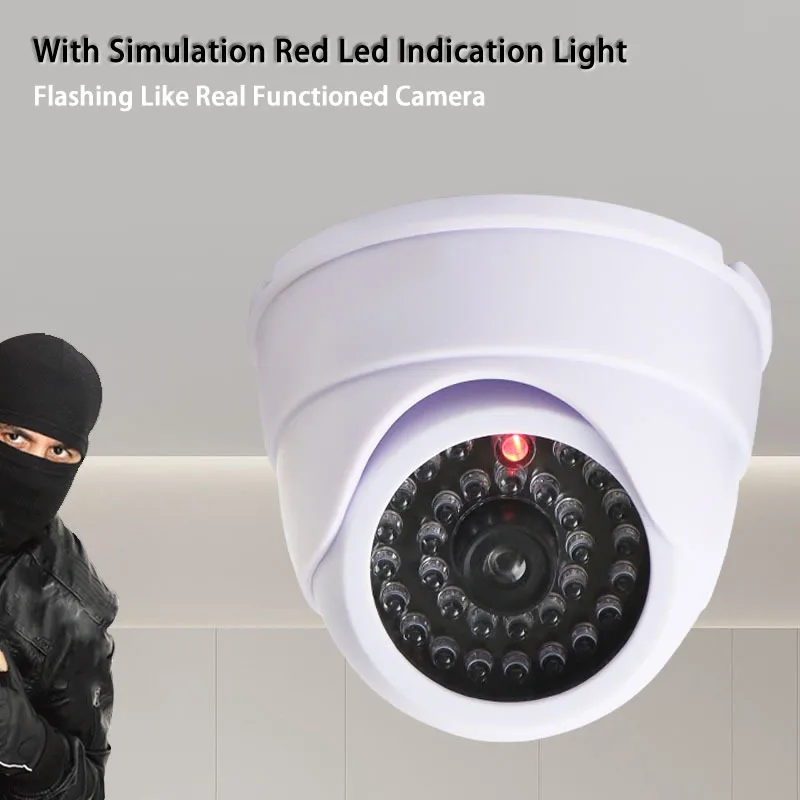 Imagem -05 - Câmera sem Fio Manequim Conch com Led Piscando Vermelho Falso Cctv Segurança Home And Office Vigilância Sistema de Segurança Ladrão Manequim Novo