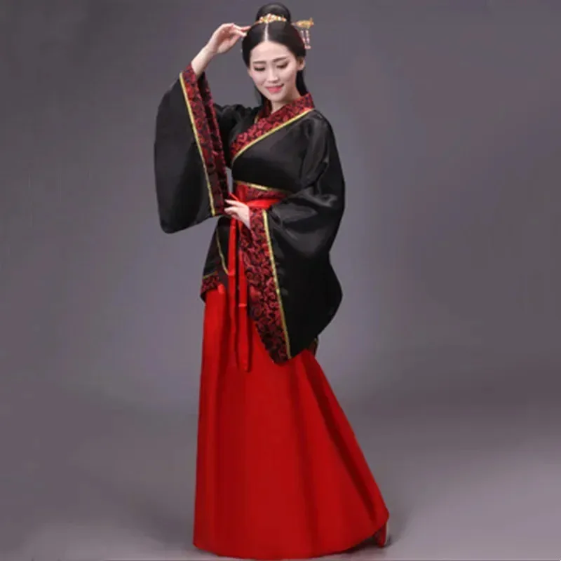 

CyWomen Hanfu Топ Юбка Комплект из 2 предметов Костюм Униформа Ropa Косплей Этнический костюм принцессы Тан Женская традиционная китайская одежда