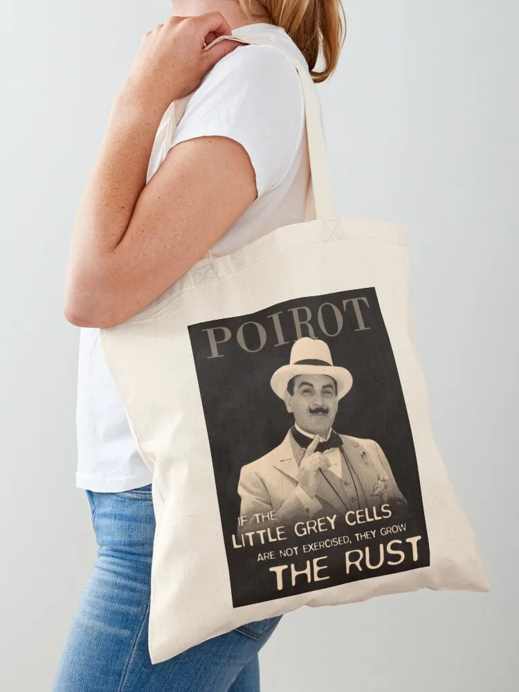 

Poirot Tote Bag Customizable tote bag great bag Women bags Cloth bags