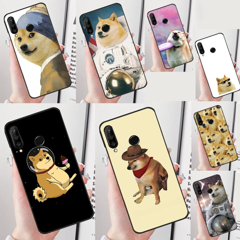 

Чехол Doge Meme Kabosu для Huawei Nova 10 9 SE 12s 12i 11i 8i Y91 Y90 Y60 Y70 Y72 Y61 P20 P40 P30 Lite P60 Pro