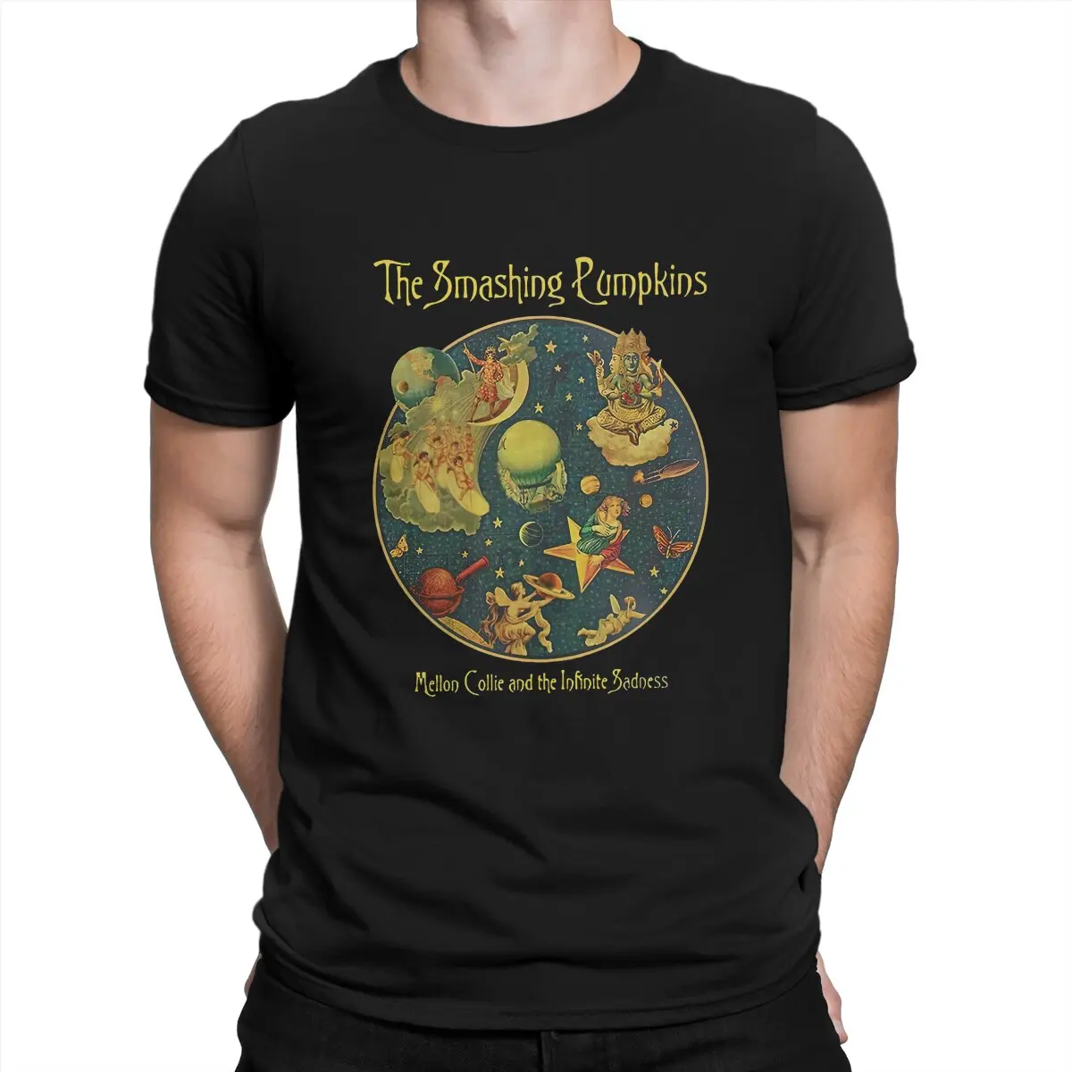 Smashing Cool Pumpkins Vintage Tshirt Homme Men's Tees Blusas Polyester T Shirt For Men