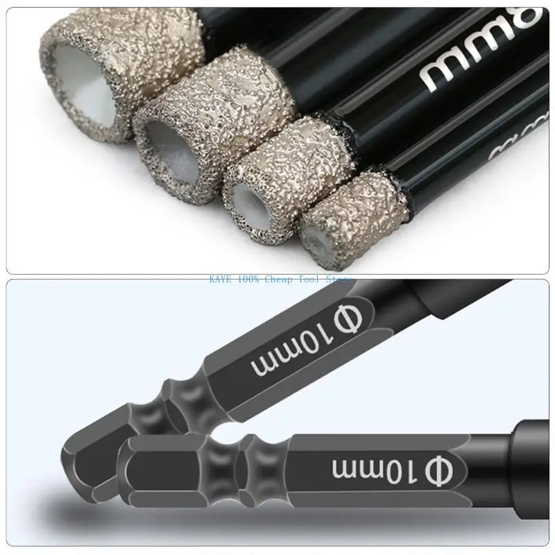 

G6KA Diamonds Drill Bit for Precise Punching Diamonds Brazed Dry Drilling Bit