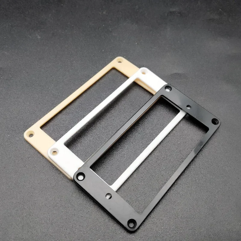 2pcs Plastic Flat 2.5*2.5 /4*4/ 5*5MM Humbucker Pickup Frame Mounting Ring Accessory for LP Electric Guitar