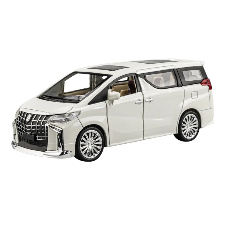 

Car Zhi 1:24 Feng, Elfa Remote Control Electric Door Simulation Alloy Car Model Sound and Light Pull Back Toy