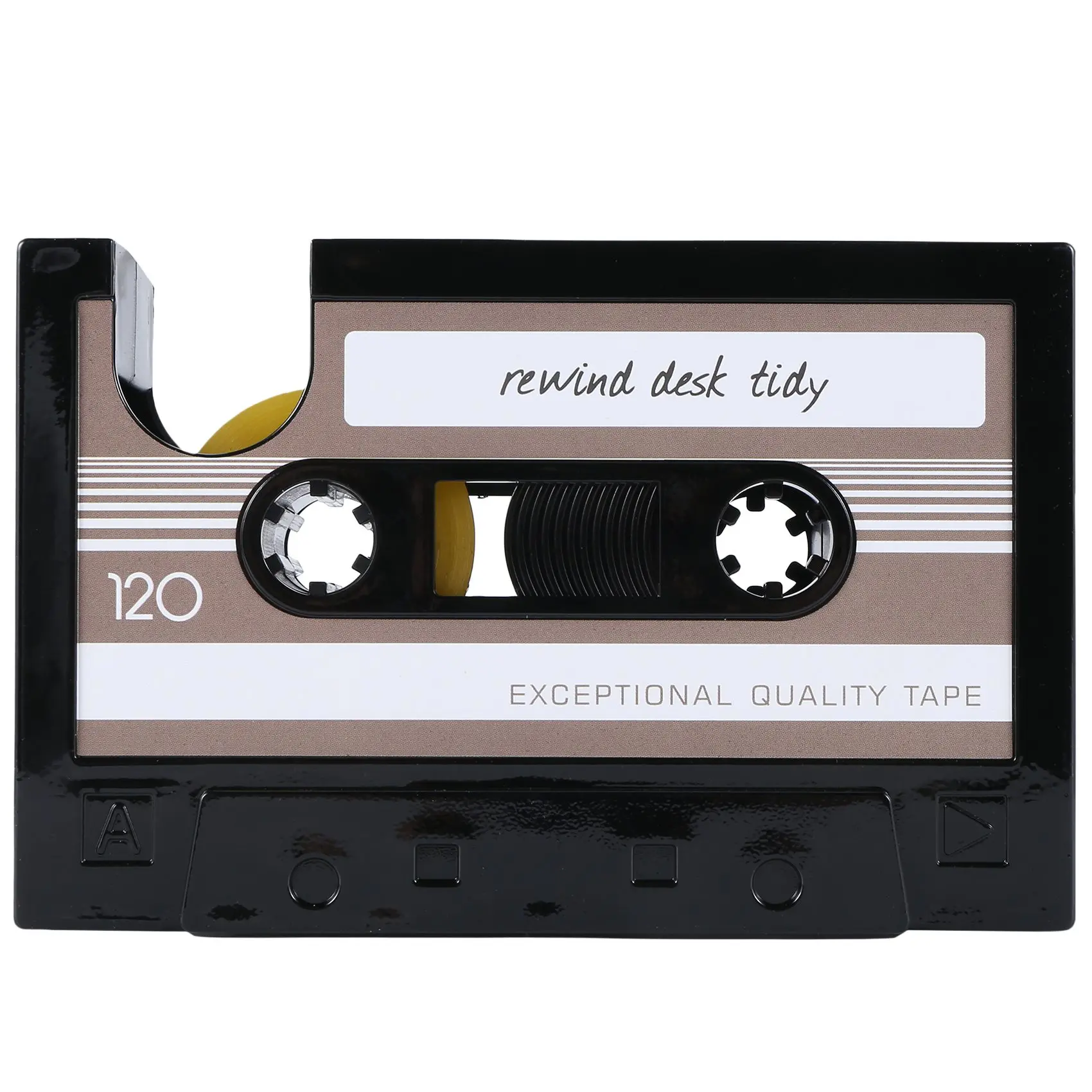 Dispenser di nastro a cassetta portapenne vaso portapenne cancelleria scrivania contenitore ordinato fornitore di cancelleria per ufficio regalo (nero)