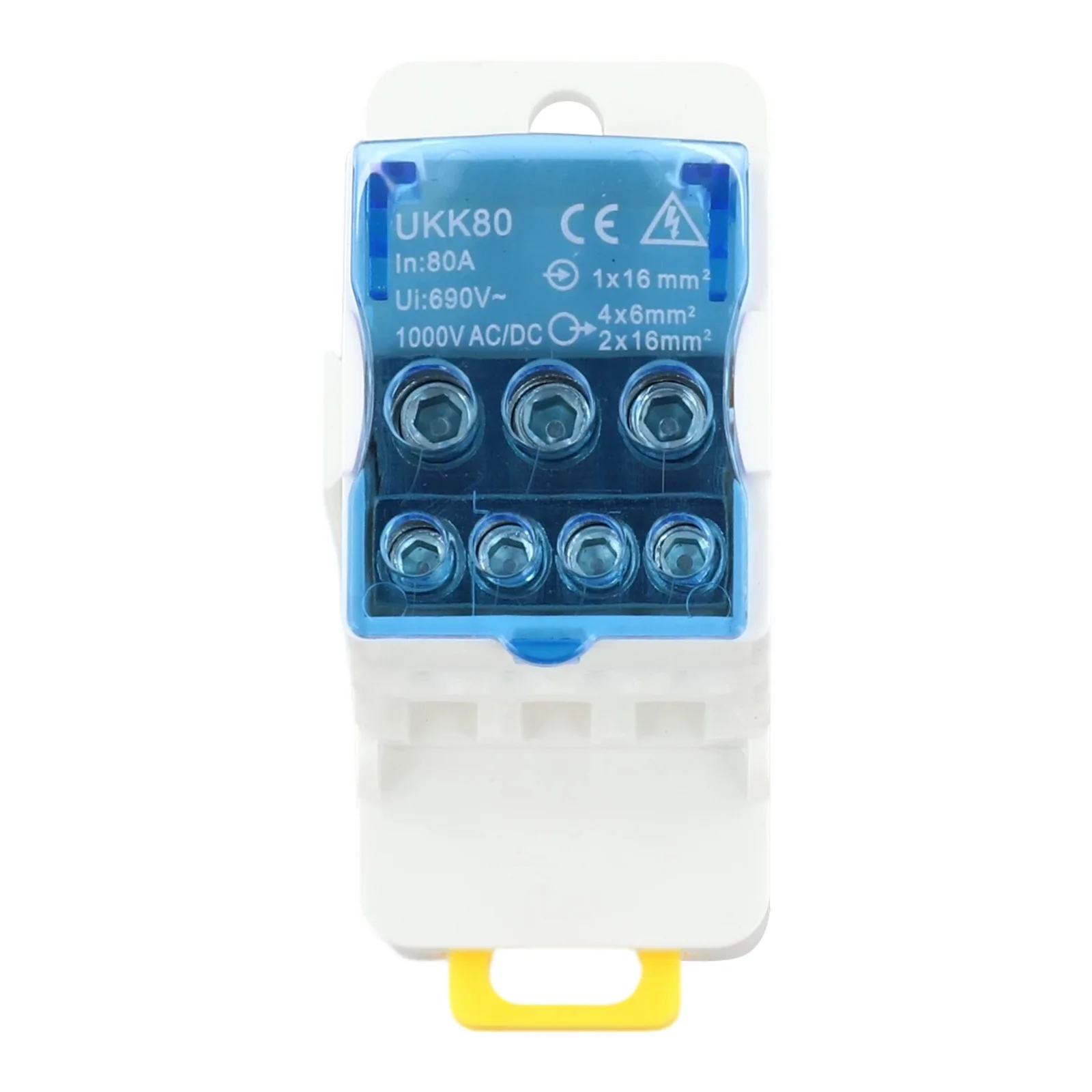 69.2*45.9*29.5 مللي متر صندوق وصلات توصيل كهربائي موصل كهربائي 1 في 6 خارج التكوين التيار المتناوب 690 فولت توزيع الطاقة