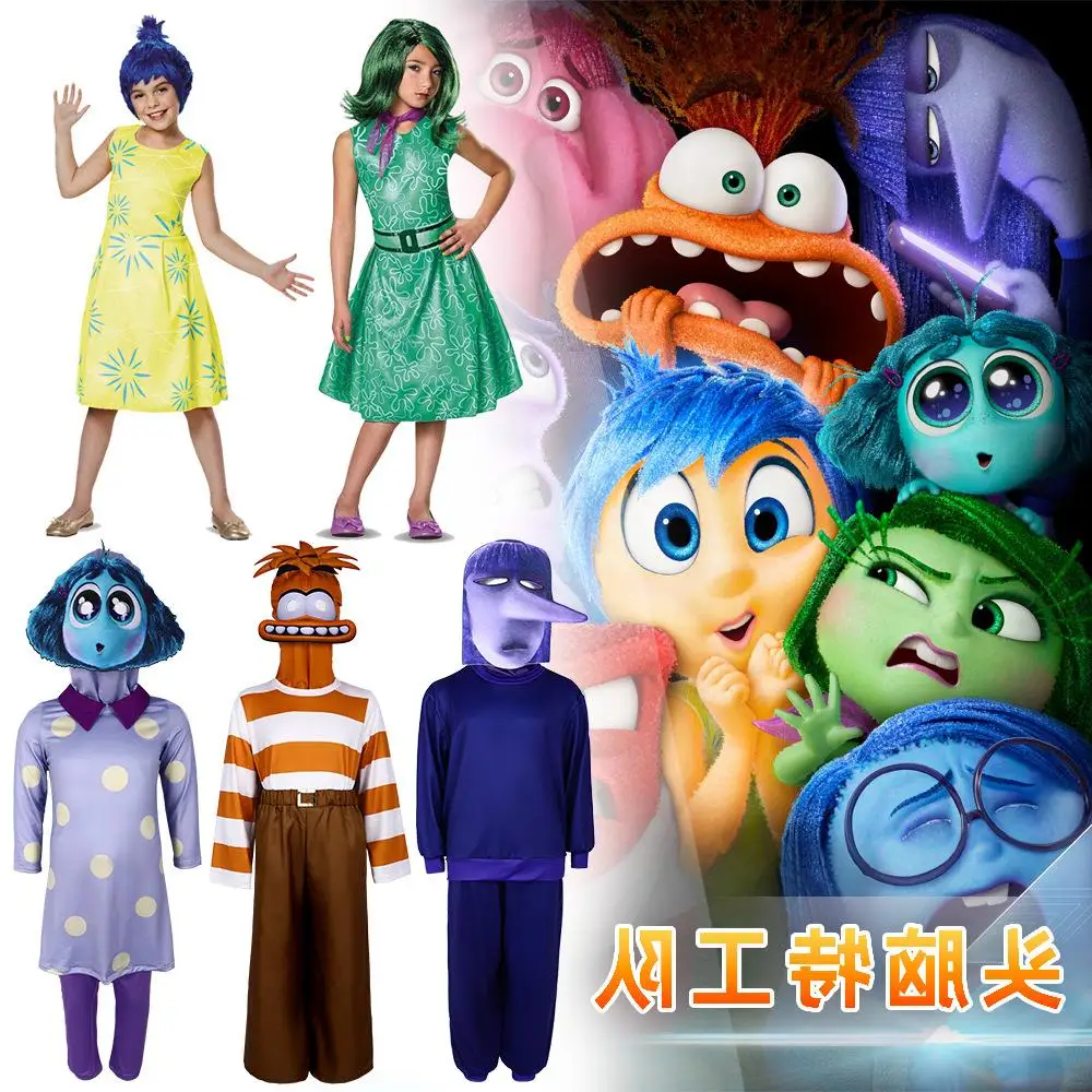 

Хэллоуин Косплей Dr inside out 2, ролевой костюм Plang, длина юбки, цельный костюм для женщин, китайский производитель