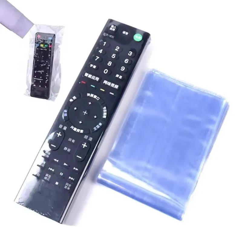5/15/25PCS Transparent Shrink Film Bag Anti-dust Protective Case Cover For TV Air Conditioner Remote Control Shrink Plastic