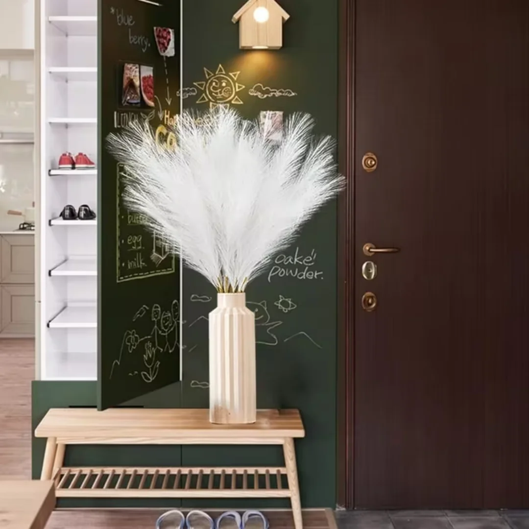 결혼식 장식용 인공 컬러 팜파스 그래스 10개, 가짜  - Pampas Grass Decor 리뷰 및 가격