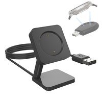Dock Charger Stand Adapter USB Cable Holder For Amazfit Active 2/Bip 6/GTR 4 GTR4/GTR3 Pro/GTS 4 GTS4/GTS3/T-rex 2/Trex Ultra