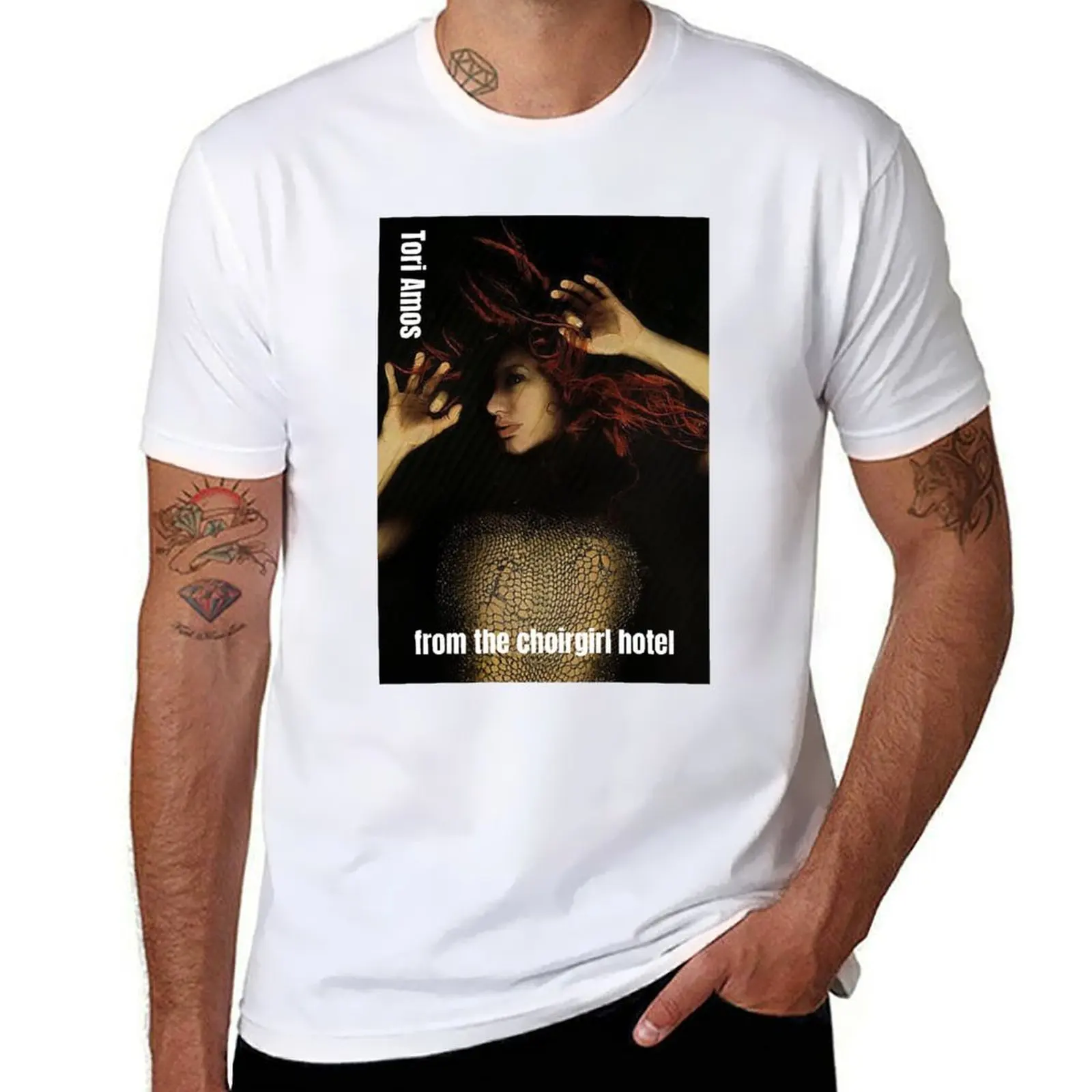 

Tori Amos From The Choirgirl Hotel Promo Art Album T-Shirt men t shirt cotton 100% graphic t shirts for man T-Shirt
