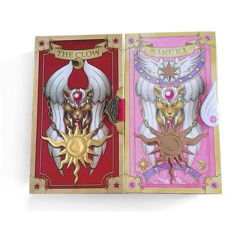 Anime Card Captor Sakura Kinomoto Tarot Magic Book Versions with Clow Cards Set In Box Cosplay Props Collectibles Gift