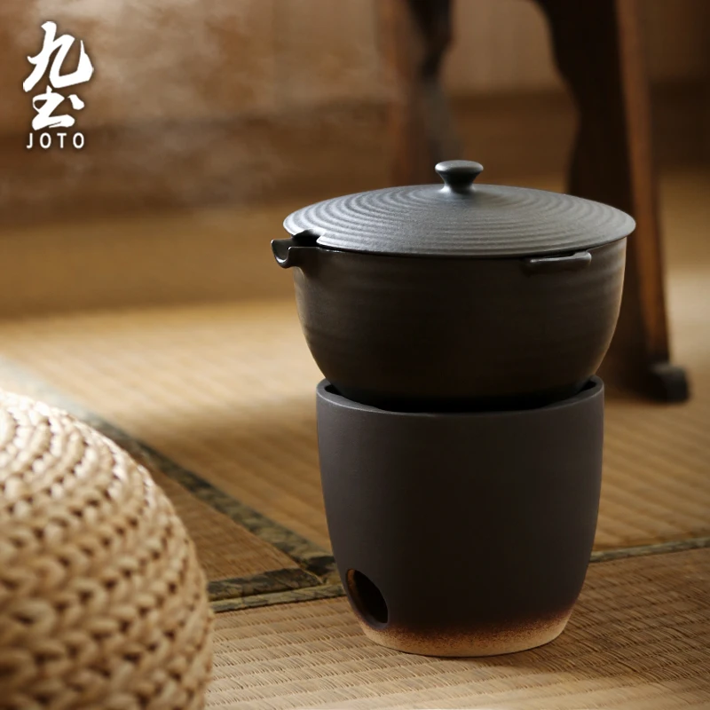 

JOTO Versatile and Functional Binaural design for easy access Vintage Tea Brewing Kettle PJR0113