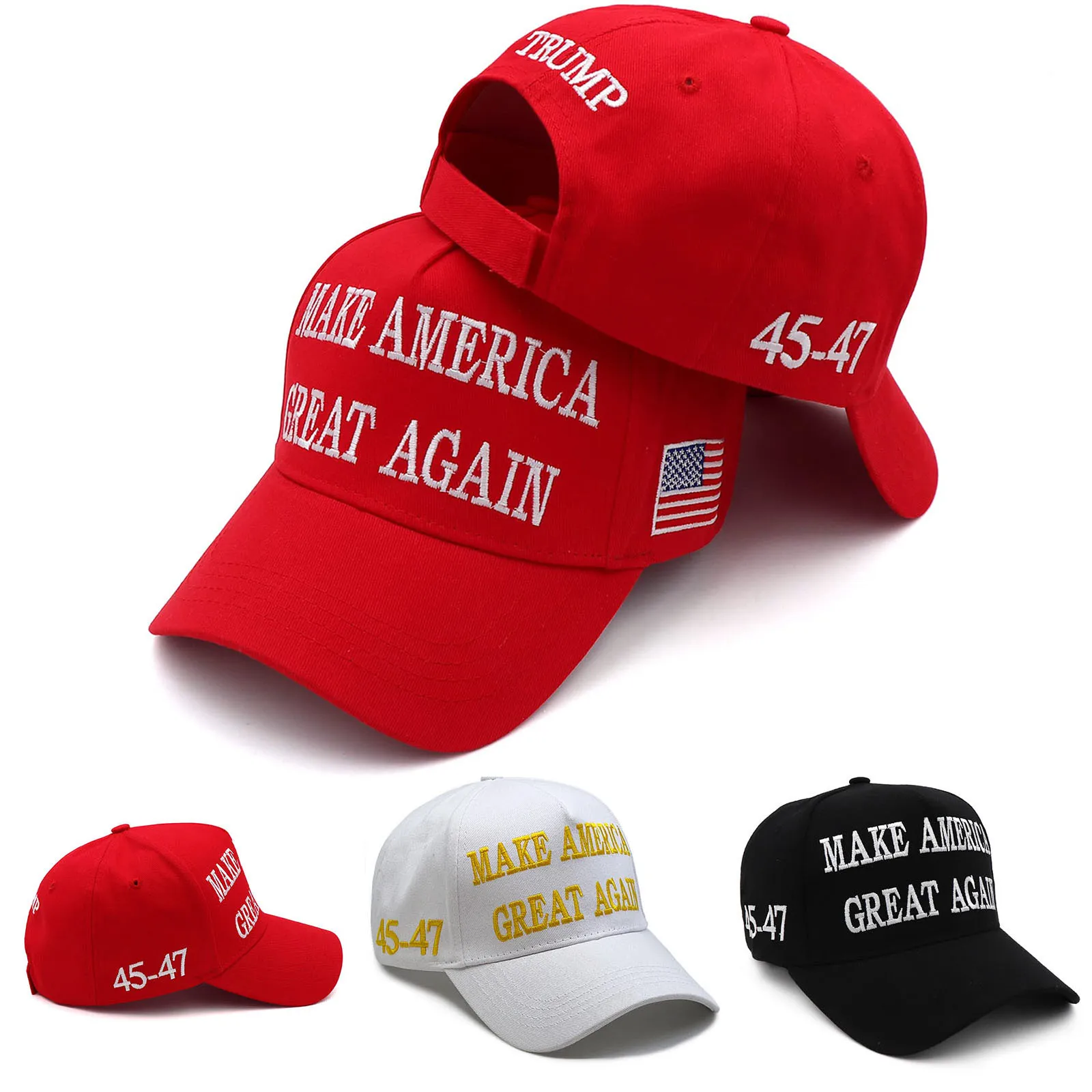 Trump 2024 American Presidential Hat Make America Great Again Hat Donald Trump Republican Hat Cap Maga Embroidered Mesh Cap