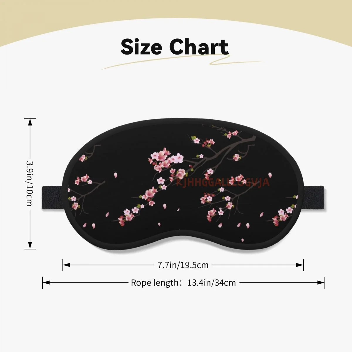 اليابانية ساكورا فرع 1 قطعة قناع النوم إيباتش غطاء العين للسفر الاسترخاء النوم المعونة لصقة عين التظليل قناع عين