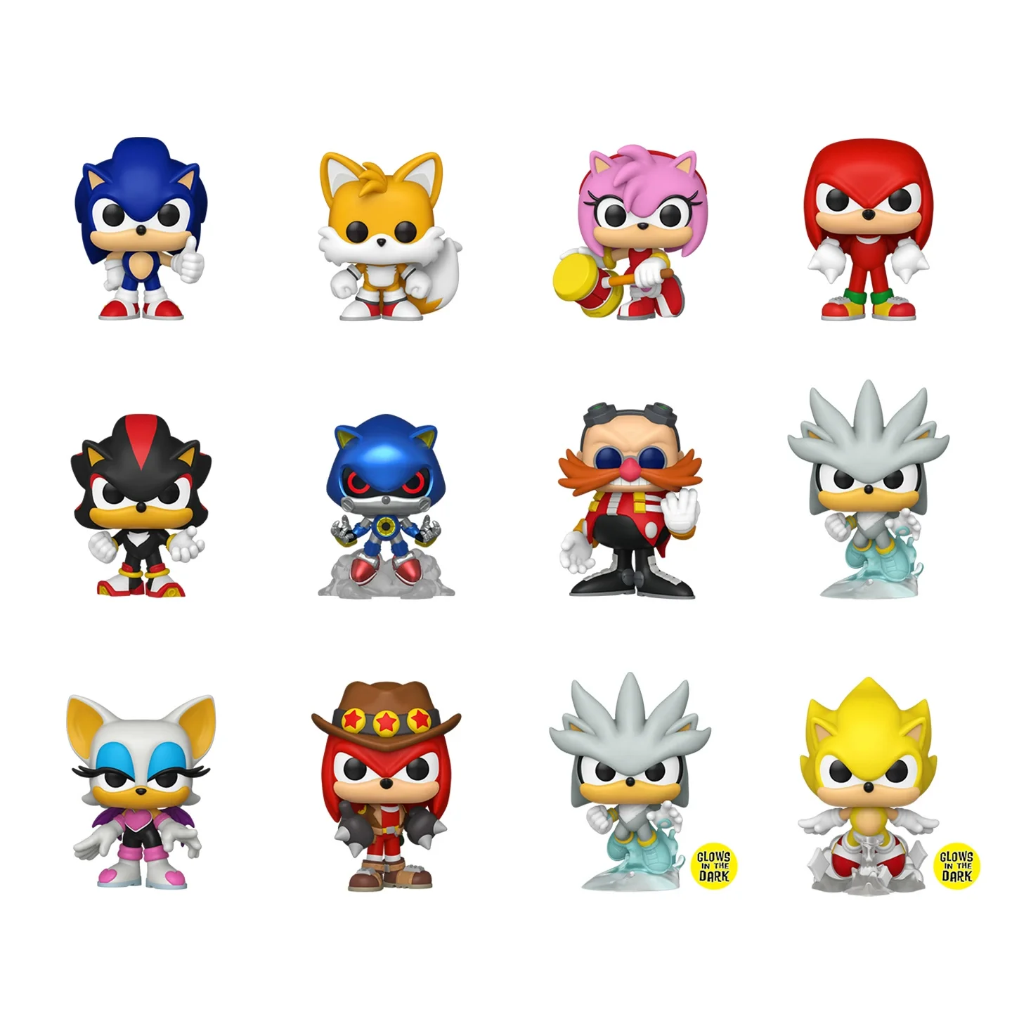 Sonic The Hedgehog Funko Pop Sonic The Hedgehog Mystery Minis Peripheral Figurines Blind Box Toys for Boys Gift Collectible