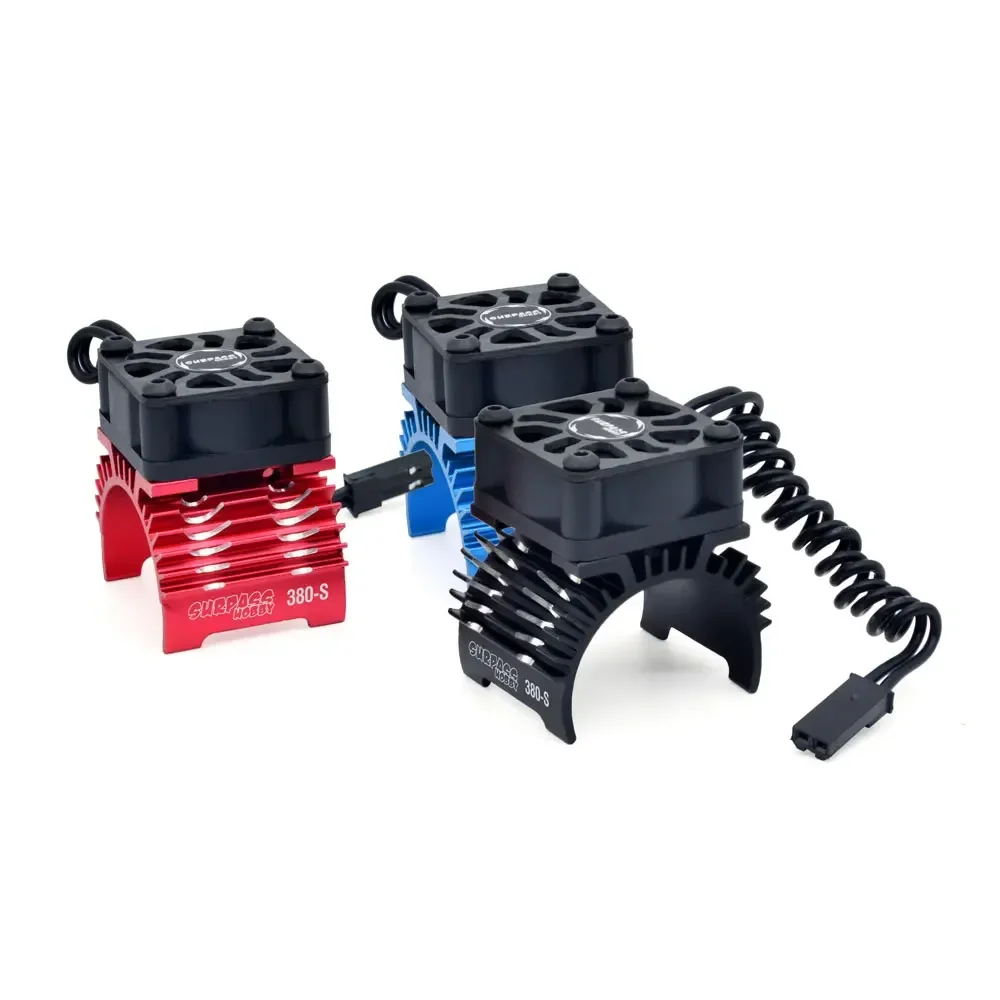 SURPASS 28/29mm 36mm 40/42mm 56mm Motor Cooling Fan Metal Heat Sink Holder 8.4V for 1/12 1/10 1/8 1/5 RC Car Brushless Motor